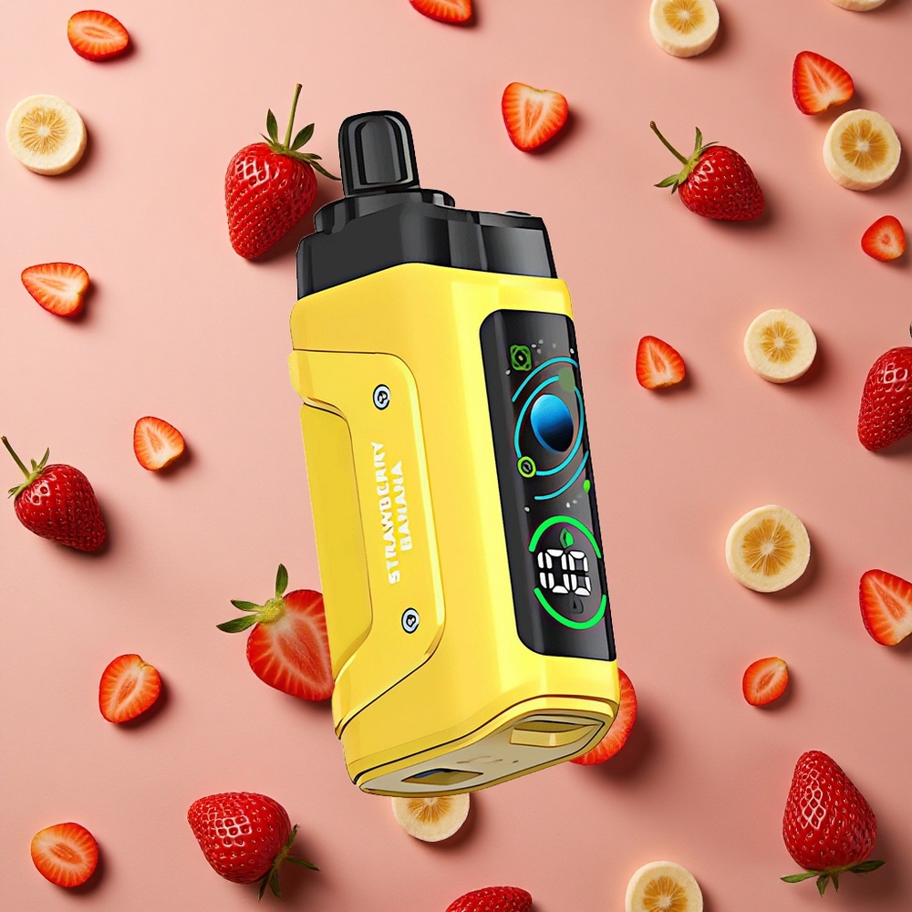 Razz Bar 45000 Puffs Strawberry Banana Type-C Rechargeable