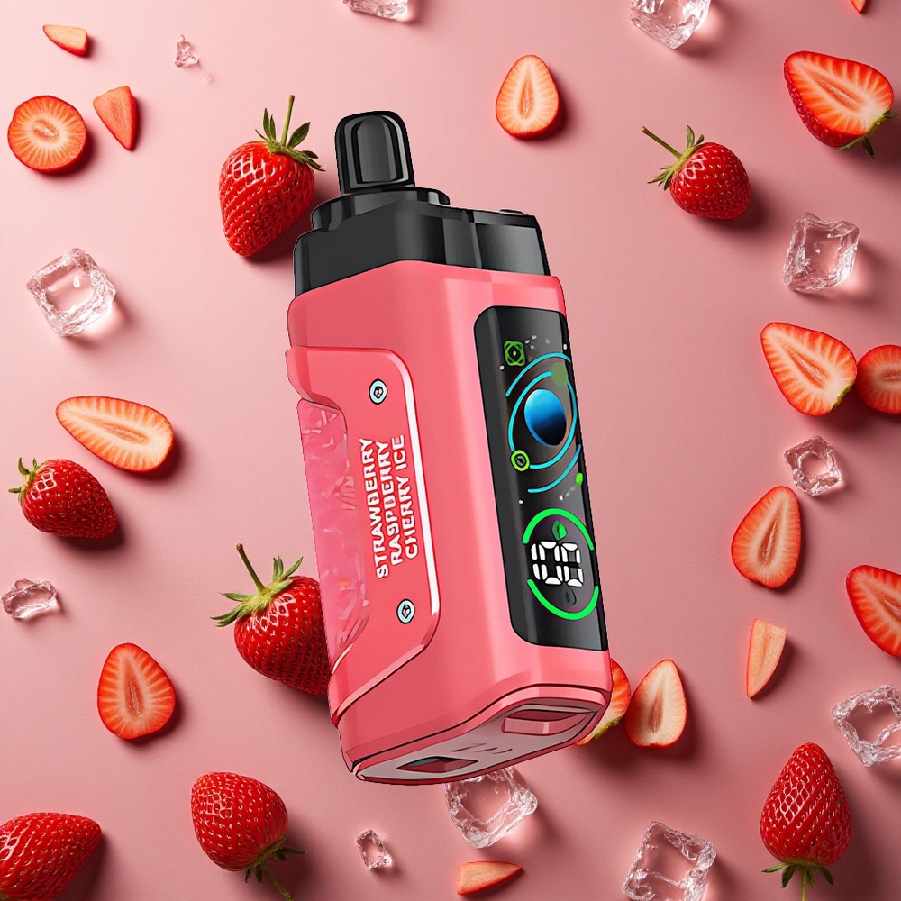 Razz Bar 45000 Puffs Strawberry Cherry Ice Mesh Coil Type-C Rechargeable