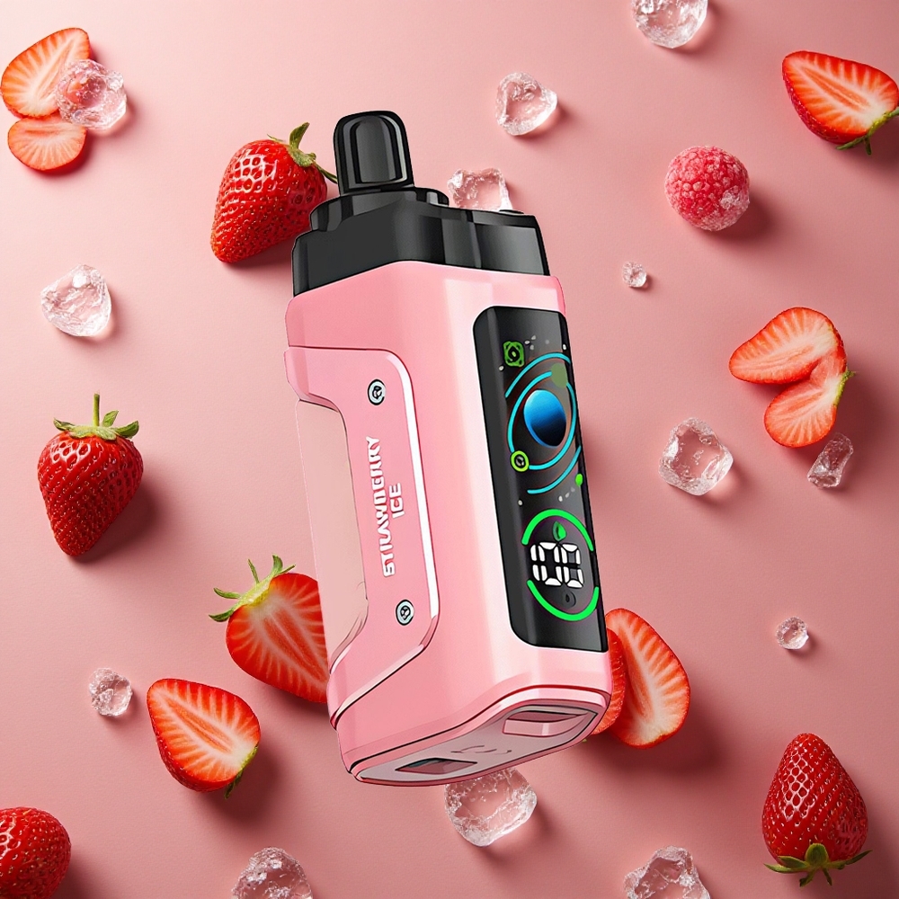 Razz Bar 45000 Puffs Strawberry Ice Adjustable Airflow