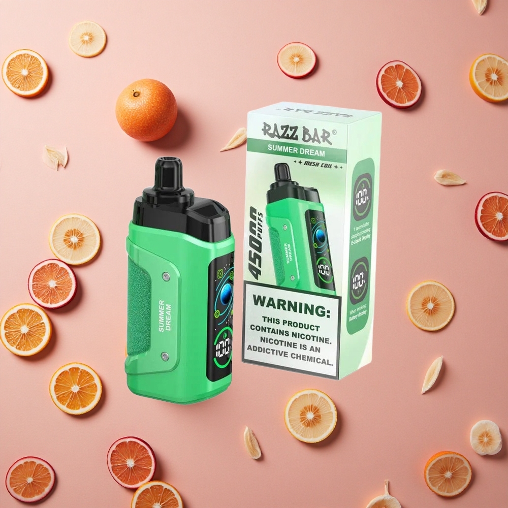 Razz Bar 45000 Puffs Summer Dream 1.0 Ohm Mesh 20mg