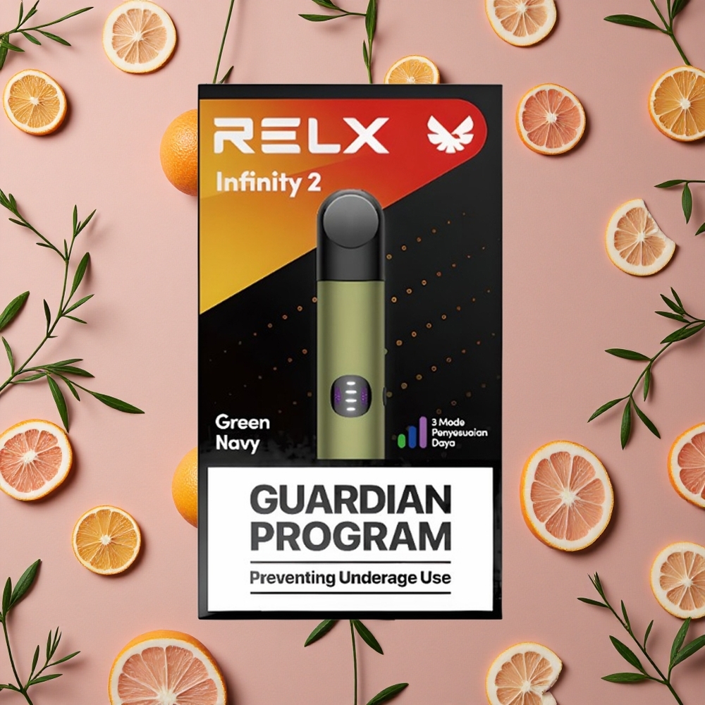 Relx Infinity 2 650 Puffs Greennavy USB Type-C