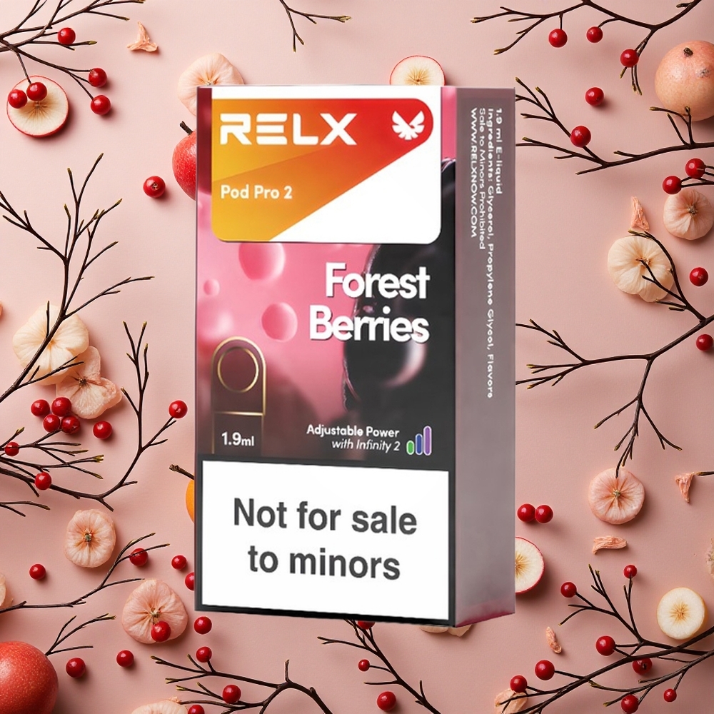 Relx Pod Pro 2 600 Puffs Forest Berries Eco Mode Smooth Mode Boost Mode