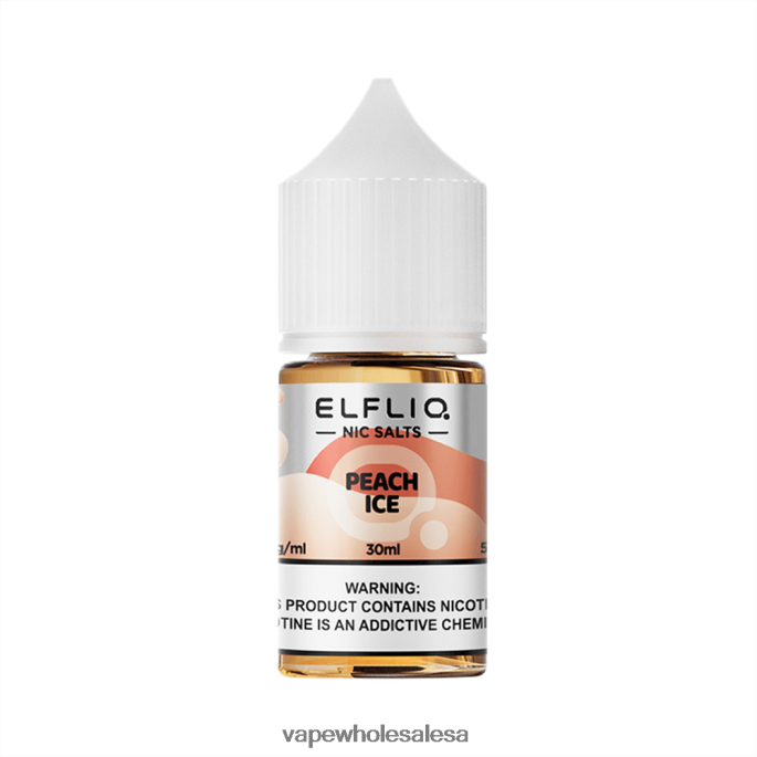 ELFBAR ELFLIQ nic salt 30ml PEACH ICE 2RPH6Z22 Vape Wholesale Sa