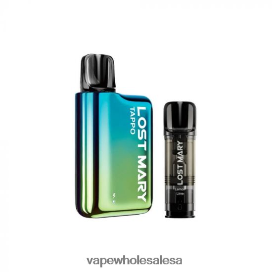 Vape Wholesale Sa 6ZT848436 Blue Green X Lemon Lime LOST MARY Tappo Pod Vape Kit